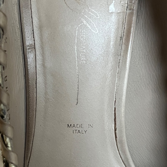 Donald J. Pliner Snake Print Pump With Silver - Picture 8 of 9